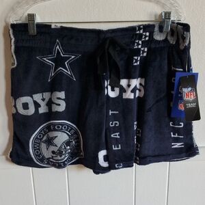 NFL Women's Blue and White Cowboys Shorts